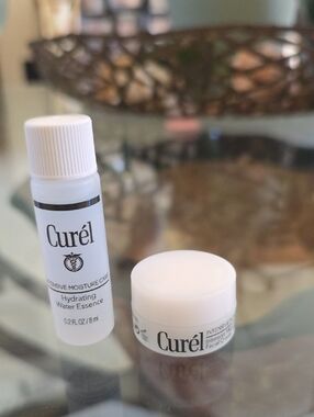 Curél Hydrating Water Essence + Intensive Moisture Cream Duo -sample Size